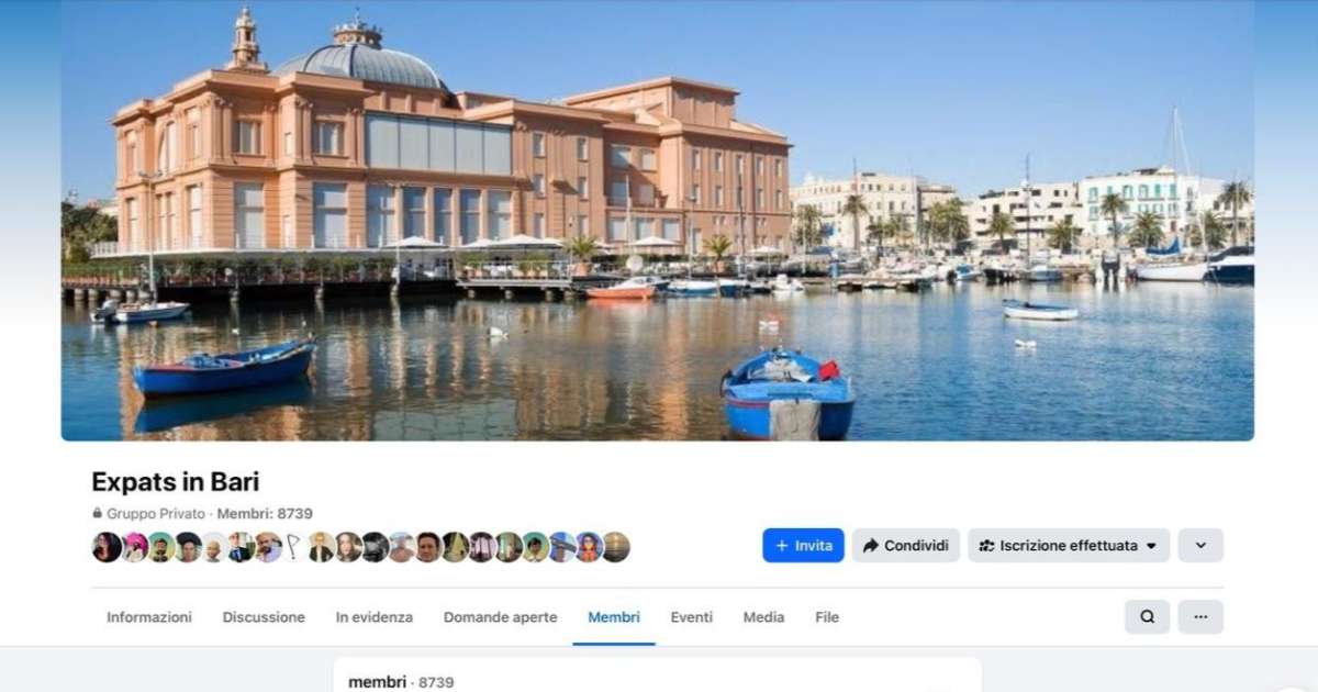 Il gruppo "Expats in Bari": 9mila stranieri si scambiano consigli su dove e come vivere in citt�